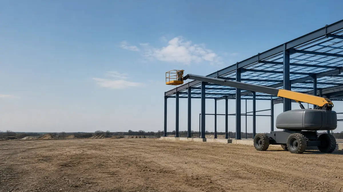 Boom Lifts jobsite access in Davenport